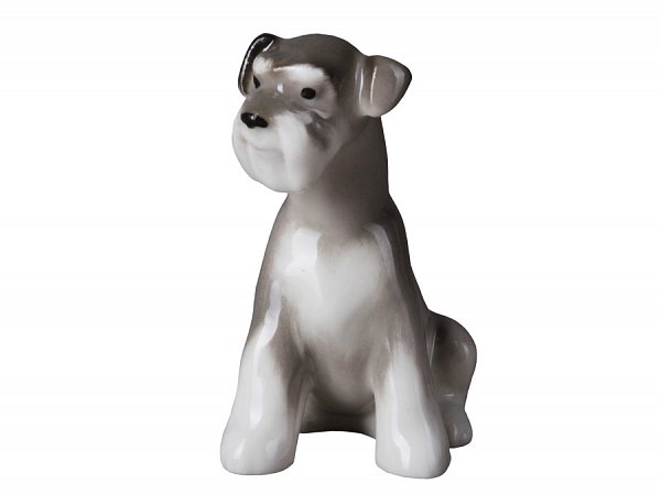 Скульптура Цвергшнауцер щенок Молли