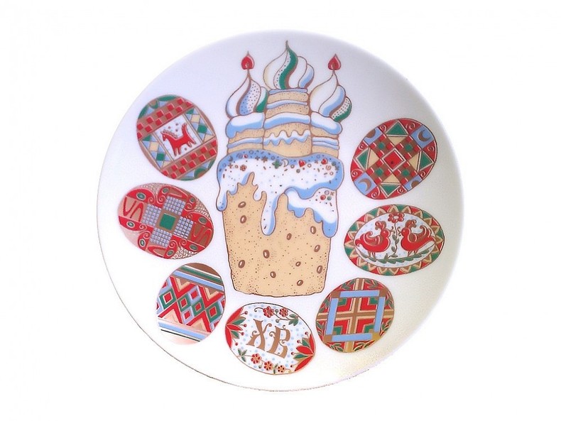 Декоративная тарелка "Писанки", 195 мм
