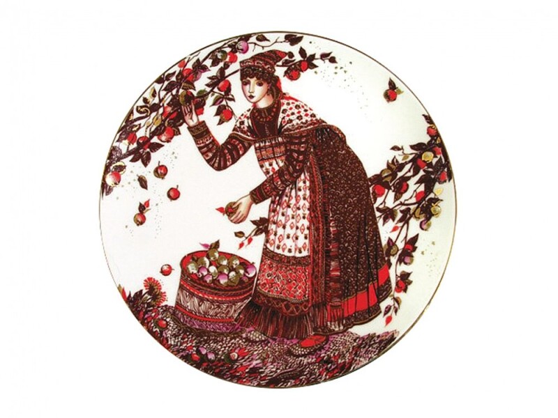 Тарелка декоративная Вологодская невеста, 195 мм