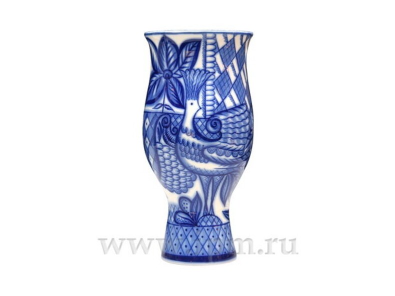 Ваза Цветок Синяя птица