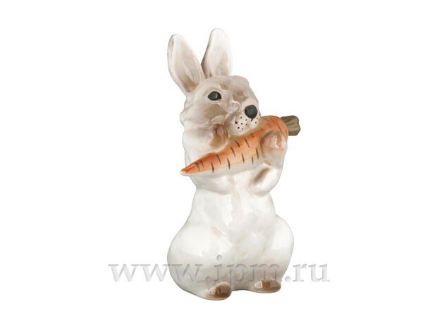 Скульптура Заяц с морковкой № 1