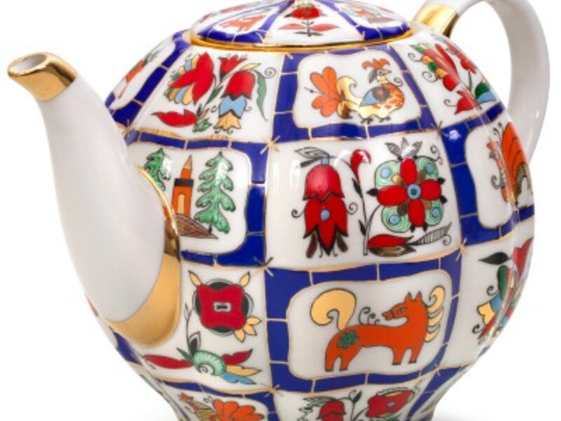 Чайник доливной Русский лубок, 2000 мл