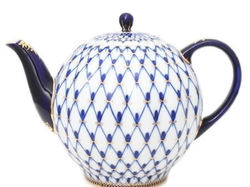 Чайник доливной Кобальтовая сетка, 2000 мл