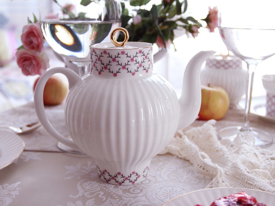 Чайник заварочный Розовая Сетка