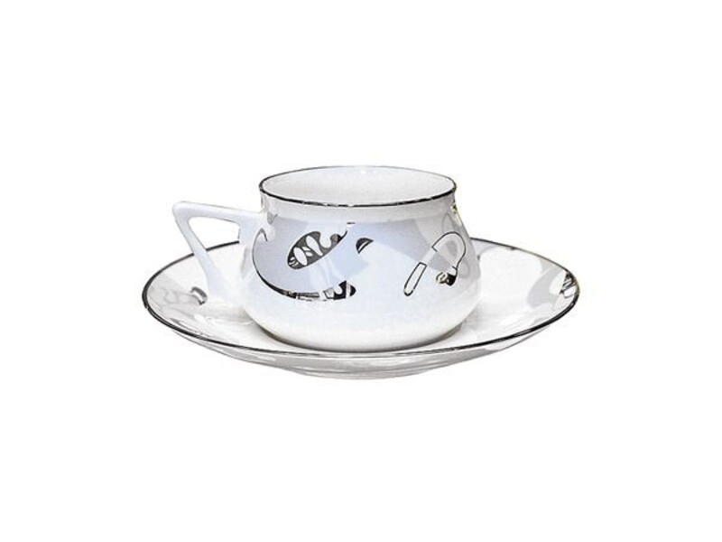 Чашка с блюдцем чайная Крокус формы Билибина, 180 мл