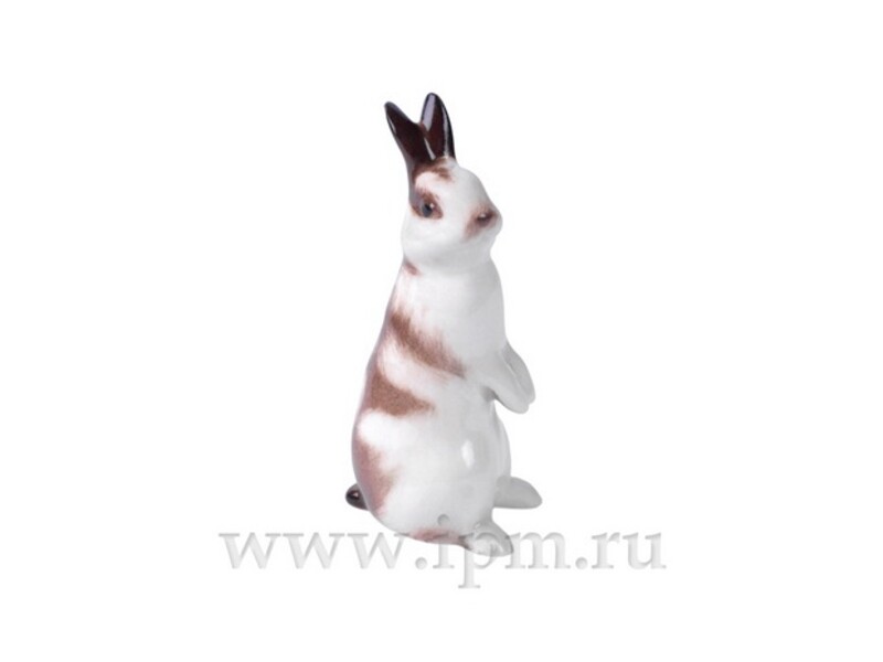 Скульптура Кролик Пуша серый
