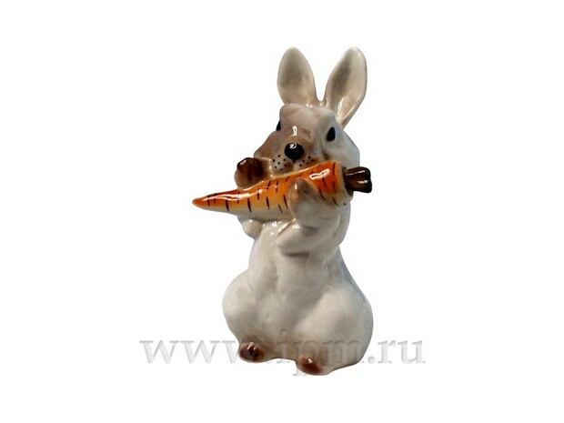 Скульптура Заяц с морковкой № 2