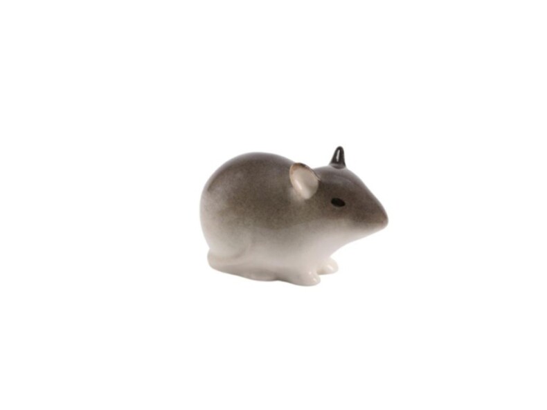 Скульптура Мышь-малютка палевая 1