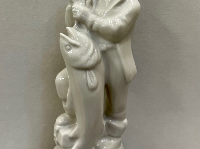 Скульптура Счастливчик Белый